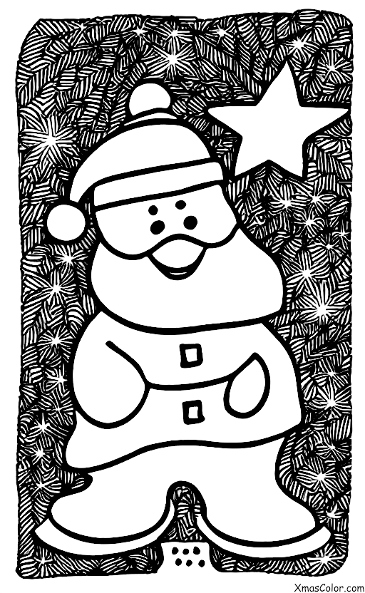 Noël / Guirlandes de Noël: Père Noel allumé