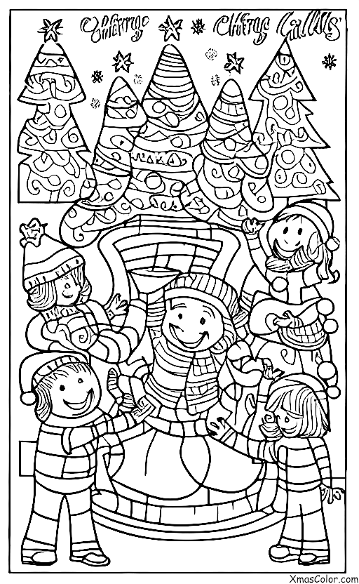Noël / Habillez les salles: Chanter des chansons de Noël