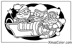 Noël / Histoires de Noël: L'atterrissage forcé du traîneau de Noël