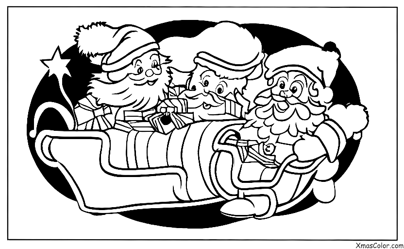 Noël / Histoires de Noël: L'atterrissage forcé du traîneau de Noël