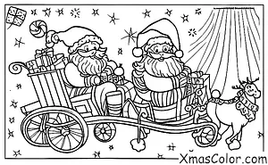 Noël / Histoires de Noël: Papa Noël va arriver en ville