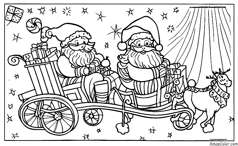 Noël / Histoires de Noël: Papa Noël va arriver en ville