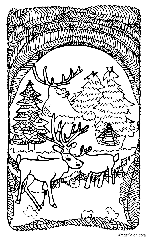 Noël / Île de Noël: Le renne de Noel