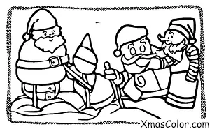 Noël / Île de Noël: Papa Noël construit un château de sable