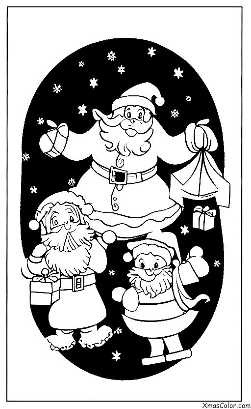 Noël / Je Serai à la Maison pour Noël: Saint-Nicolas et ses rennes