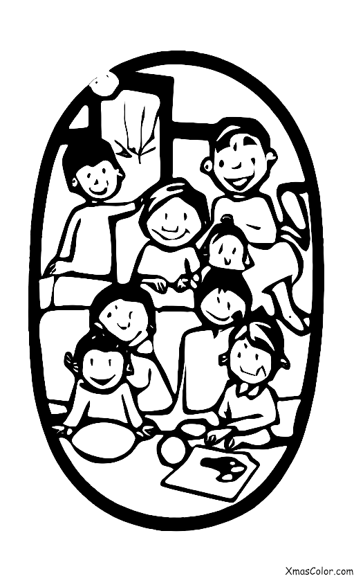 Noël / Je Serai à la Maison pour Noël: Une famille qui joue ensemble