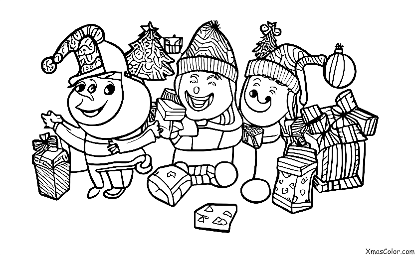 Noël / Jeux de Noël: Un jeu de chasse au trésor