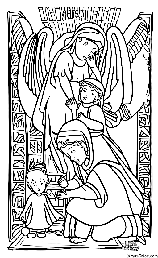 Noël / Joseph: L'Ange apparaissant à Joseph