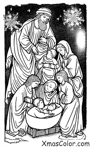 Noël / Jour de Noël: La crèche