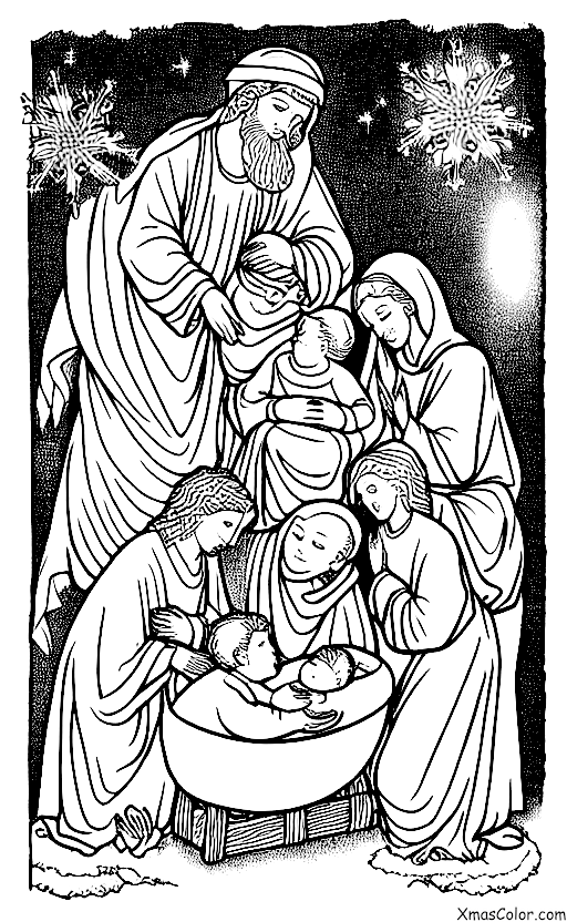 Noël / Jour de Noël: La crèche