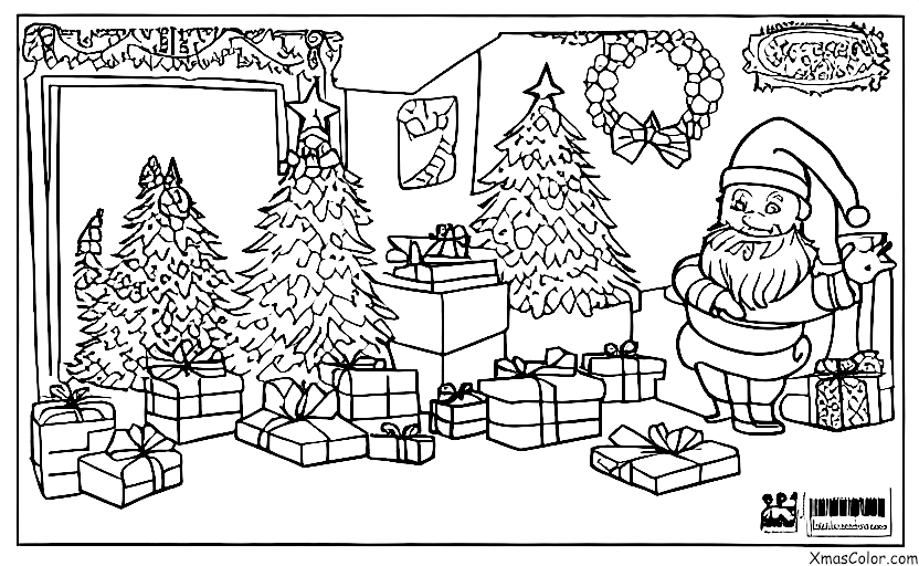 Noël / Joyeux vieux Saint Nicolas: Papa Noël au pôle nord