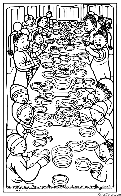 Noël / Kwanzaa: célébration de Kwanzaa