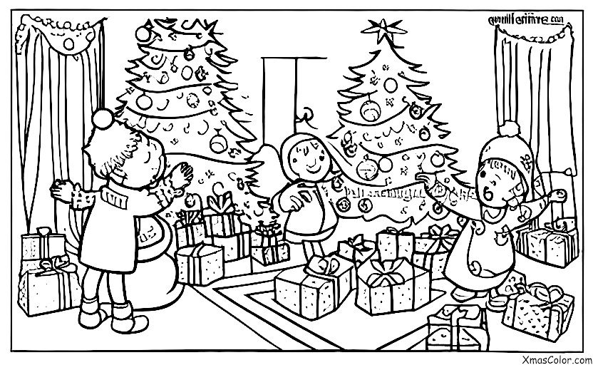 Noël / L'Histoire de Noël: Le matin de Noël, dans les maisons du monde entier