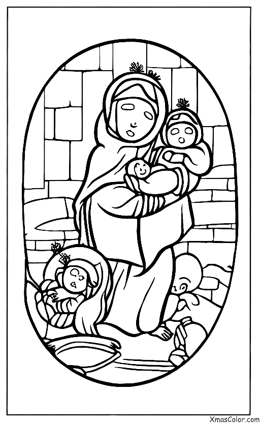 Noël / La naissance de Jésus: Jésus enfant dans la crèche