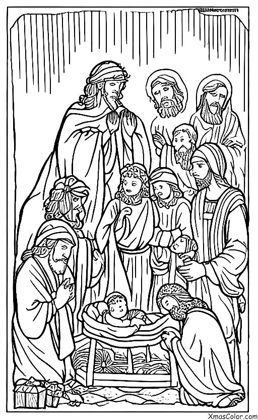 Noël / La naissance de Jésus: Jésus est né