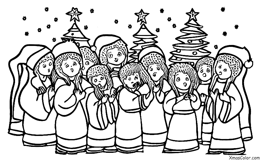 Noël / La Première Noël: Le premier chant de Noël interprété par un chœur