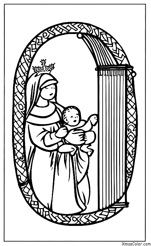 Noël / La Première Noël: Le premier Noël joué sur une harpe par un ange