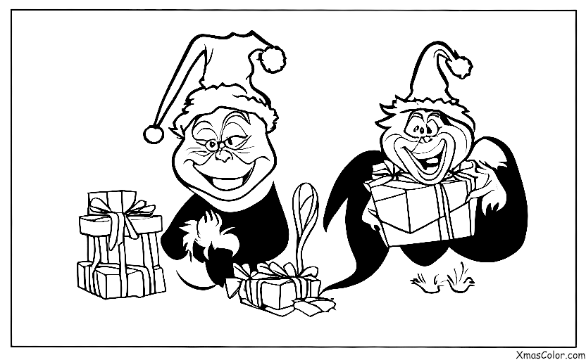 Noël / Le Grinch: Le Grinch dans sa grotte