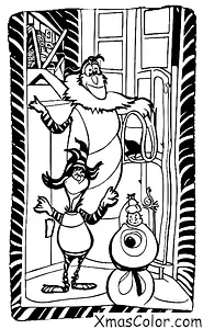 Noël / Le Grinch: Le Grinch essayant de voler Noël