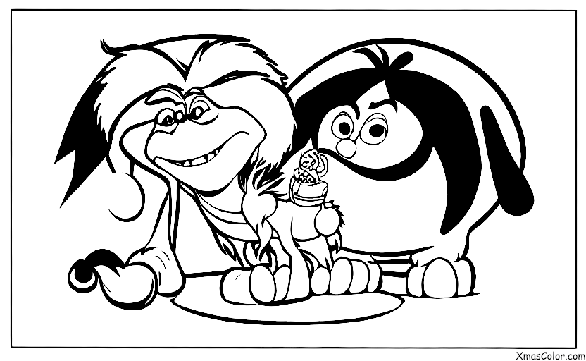 Noël / Le Grinch: Le Grinch et son chien Max