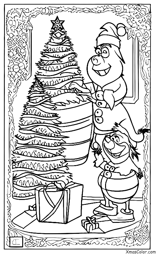 Noël / Le Grinch: Le Grinch vole les sapins de Noël