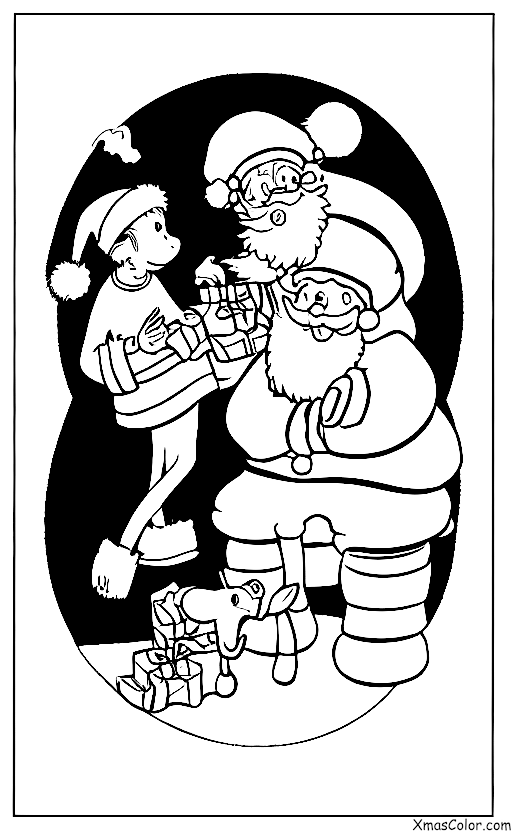 Noël / Lendemain de Noël: Père Noël et ses rennes méritent bien une pause