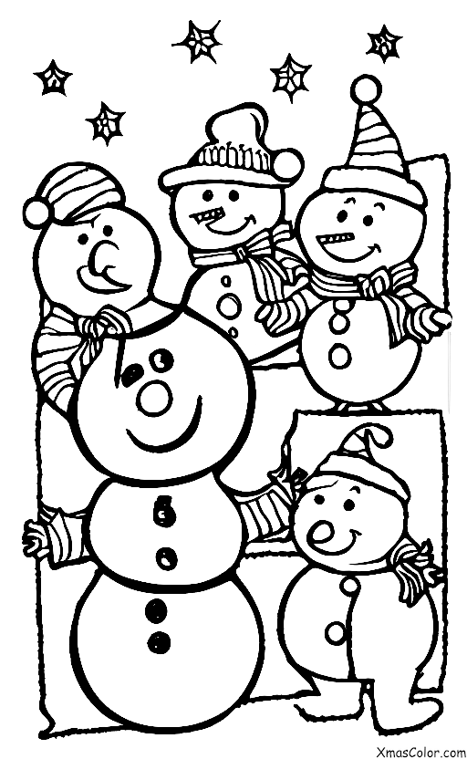 Noël / Les amis de Bonhomme de Neige: Frosty et ses amis chantant des chants de Noël