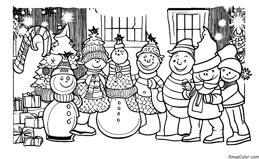 Noël / Les amis de Bonhomme de Neige: Frosty et ses amis décorent un sapin de Noël