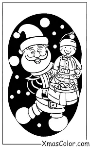 Noël / Les campanilles: Jingle Bells avec le Père Noël