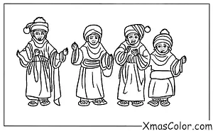 Noël / Les Rois Mages: Les Sages sur leur voyage
