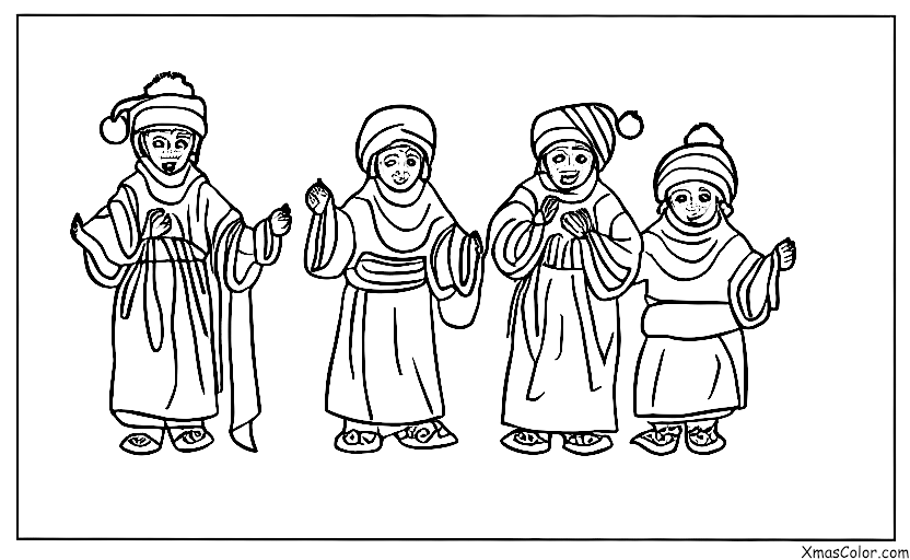 Noël / Les Rois Mages: Les Sages sur leur voyage