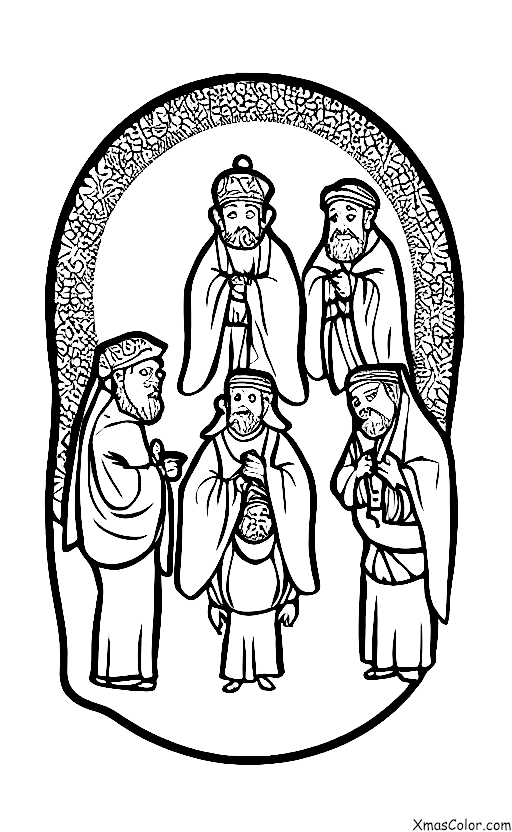 Noël / Les Rois Mages: Les trois sages avec l'étoile