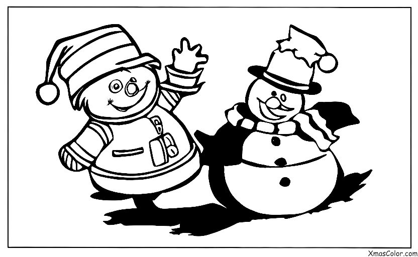 Noël / Livres de Noël: Bonhomme de neige gélé