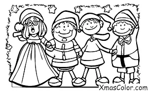 Noël / M. et Mme Claus: M. et Mme Claus dans leur traîneau