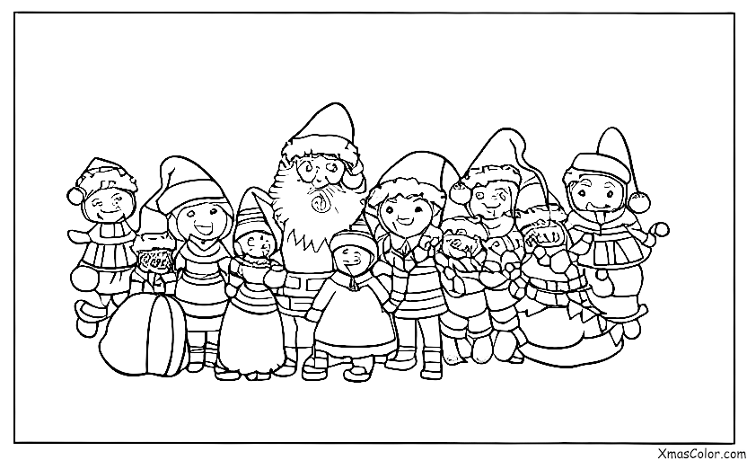 Noël / M. et Mme Claus: M. & Mme Claus au Pôle Nord