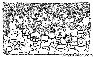 Noël / Mais à pop: Guirlandes de Noël