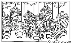 Noël / Mais à pop: Popcorn de Noel