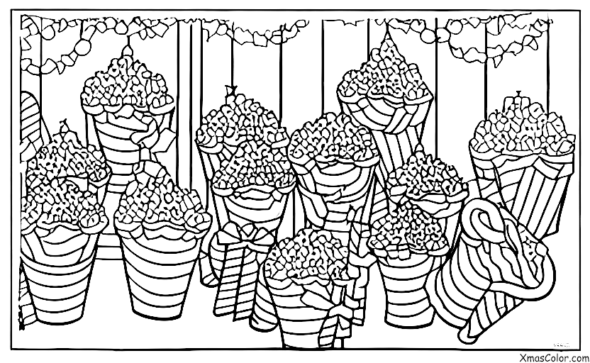 Noël / Mais à pop: Popcorn de Noel