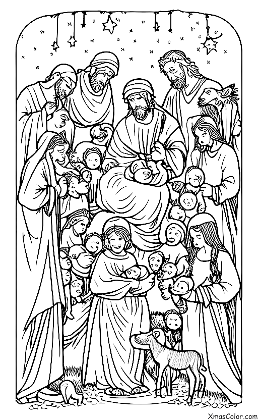 Noël / Marie: La crèche