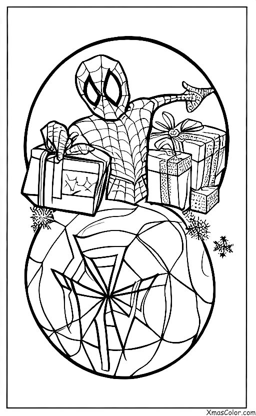 Noël / Marvel Noël: Spiderman sauvant Noël