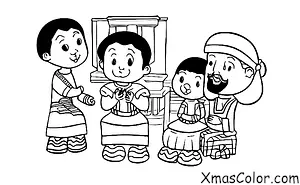 Noël / Miracle de Noël: Jésus dans le temple