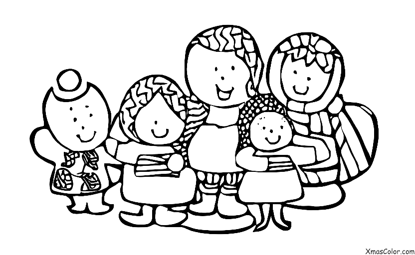 Noël / Miracle de Noël: Une famille perdue dans les neiges