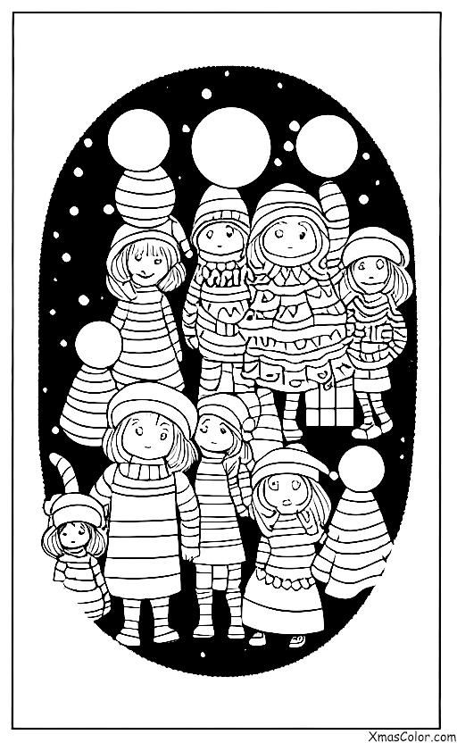 Noël / Mode de Noël: Un groupe d'amis prenant une selfie en tenue de Noël