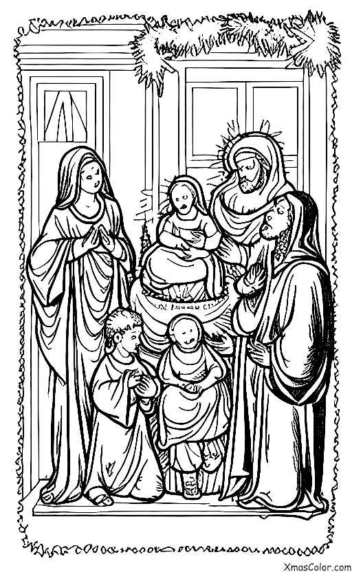 Noël / Noël à Washington: La scène de la Nativité à la Maison Blanche