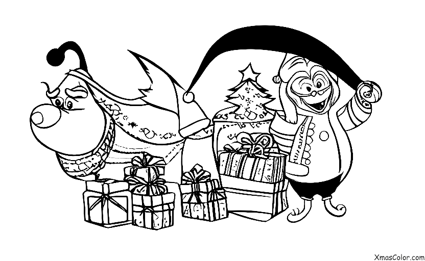 Noël / Noël au passé: Une scene du Grinch qui a volé Noel