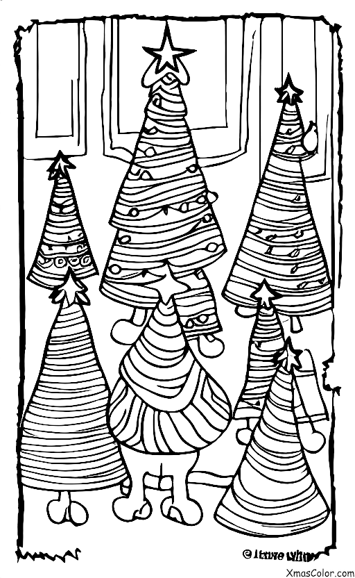 Noël / Noël au passé: Vérifier les décorations de Noël dans le magasin