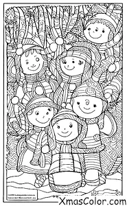 Noël / Noël au Pôle Nord: Les elfes jouant dans la neige