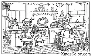 Noël / Noël au Pôle Nord: Mme Clause