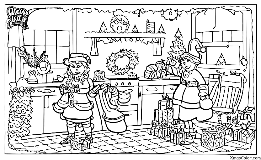 Noël / Noël au Pôle Nord: Mme Clause