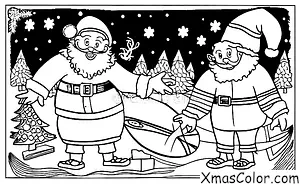 Noël / Noël aux tropiques: Santy sur la plage